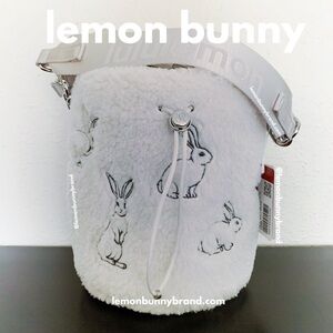 lululemon Lunar New Year Crossbody Bucket Bag Fleece Rabbit Plush Embroidery NWT